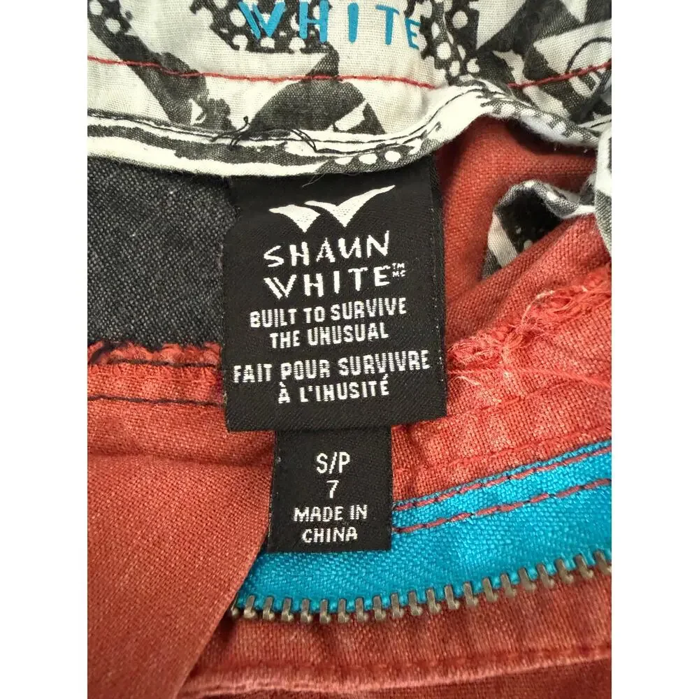 Shaun White Red Youth  Small 7 Shorts